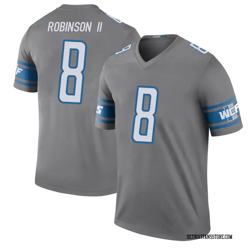 Men's Legend Allen Robinson Detroit Color Rush Steel Jersey