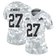 Women's Arctic Camo Limited Zonovan Knight Detroit 2024 Salute to Service Jersey